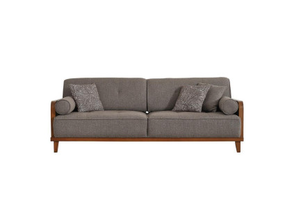 Luxurious Gray Sofa Designer 3-Seater Luxury Couch Upholstery Threesome new
