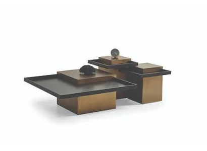 Modern Coffee table set Living room Luxury Furniture 3x Wood Side tables