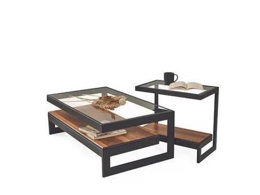 exclusive s Coffee table set Side table Glass table Living room Coffee table
