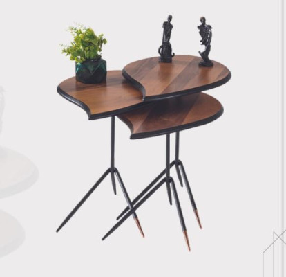 Luxury Complete 3x Coffee tables Luxury Living room Coffee table Furnishings