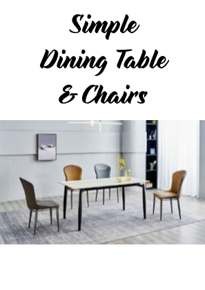 Simple Dining Table & Chairs