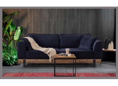 Design Three Seater Couch Upholstery Sofa Modern Sofas Room Black