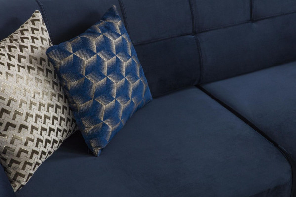 Luxury Corner sofa Royal Blue e Velvet Couch Corner suite Sofa Couches Living landscape new