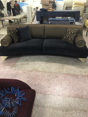 Three Seater Sofa 3 Seater Luxury Sofas Living room Couch Fabric Couches 260cm Furniture