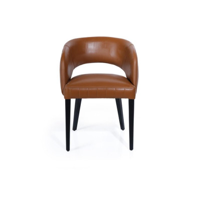 Dining room chair Chair Dining room Modern Chairs Wood Design Brown Seat Armchair new