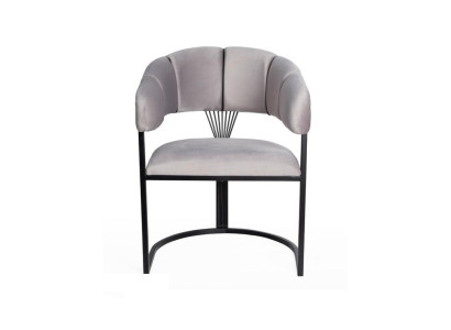 Dining room Chairs stainless steel Luxury Armchair Chair White Armchair Living room Furniture