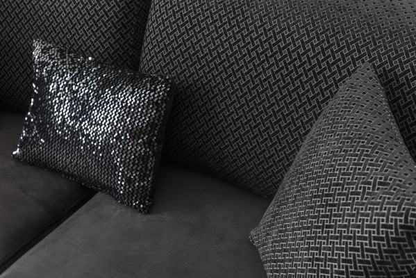 Luxury Sofa Three Seater 3 Seater Sofas Living room Curved Couch Fabric Design new