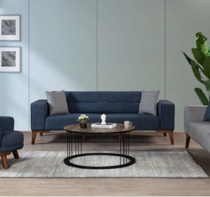Sofa Suite 3 Seater Living room Fabric Sofa Couch Upholstery Furniture
