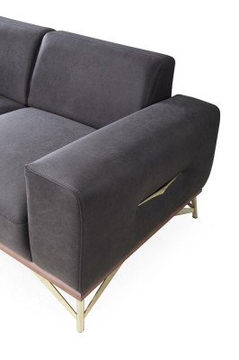 Three Seater Sofa 3 Seater Luxury Sofas Living room Furnishings Modern Fabric Design