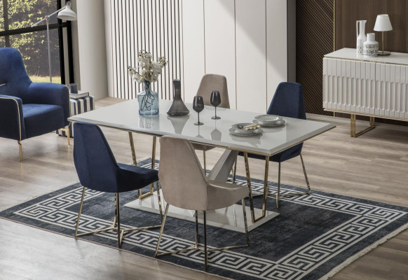 Dining set Dining room Dining table Suite Dining Chair Dining set Dining corner Modern 5-piece