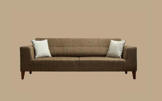 Sofa set 3+1 Seat Upholstery Sofa Upholstery Furniture brown Fabric