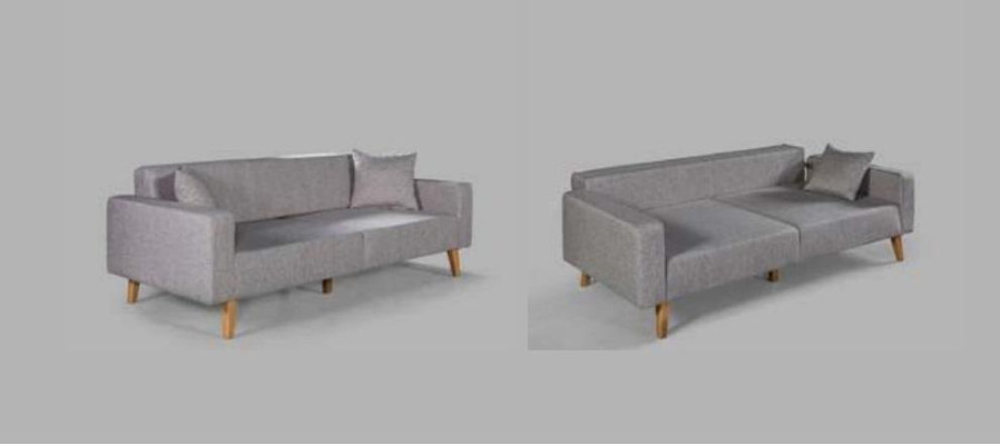 Sofa Couch Upholstery Seat 3+3+1 Seat Suite Design Wood Sofas Beige Seat Pads