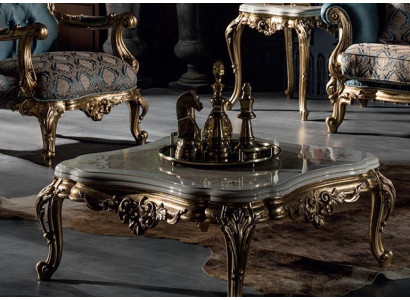 Coffee table Beige Luxury Wood Living room Design Beautiful Table Furniture Elegant new
