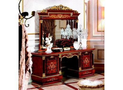 Dressing table Mirror Luxury Class Console Chest of drawers Bedroom Baroque Rococo