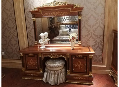 Dressing table Mirror Luxury Console Chest of drawers Bedroom Baroque Rococo
