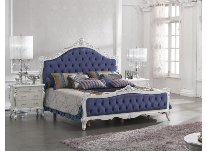 Double bed bed marriage bed design luxury luxur beds baroque rococo antique style