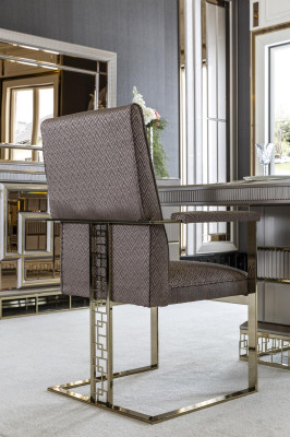 Chair Gray Luxury Dining room Beautiful Furniture Design Elegant Chairs Modern Wood new