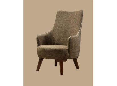 Luxury Modern Armchair 1 Seater Design Living room Upholstery Wood Furniture