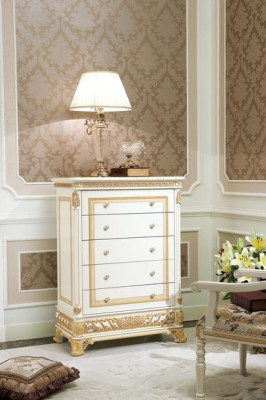 Chest of drawers Sideboard Chests of drawers Sideboards Living room Baroque tall cabinet Wardrobe E62