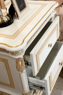 Chest of drawers Sideboard Chests of drawers Sideboards Living room Baroque tall cabinet Wardrobe E62