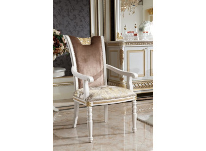 4 Chairs Set Dining room E62 Designer Wood Suite Chair Antique Baroque Style