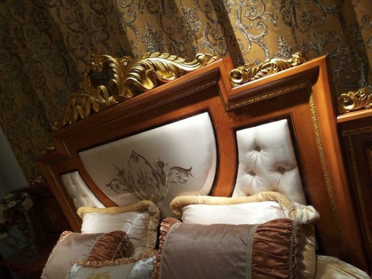 Bedroom Bed Noble Luxury Klass Classic Beds Rococo Baroque Antique