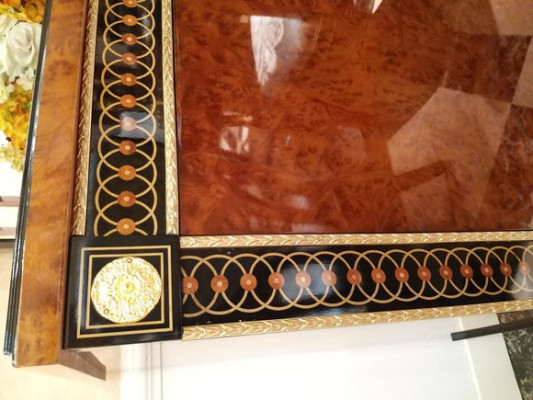 Display case Wardrobe Showcases Living room Show Cabinets Design Baroque Rococo 4 doors