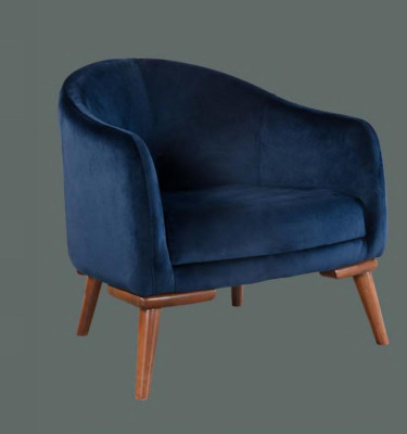 Modern Armchair Single Seater Designer 1 Seater Upholstery Textile Fabric Armchair new