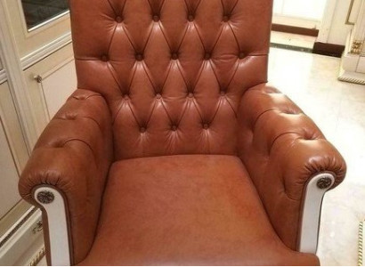 Armchair for Study room Office Furniture Chef Armchair Banker Baroque Rococo
