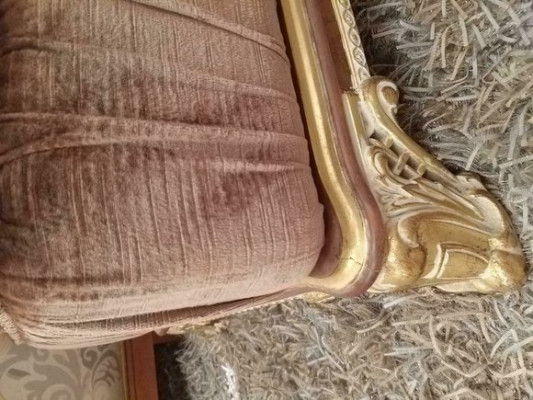 Chaise lounge antique style sofa lounger couch loungers chaise textile baroque rococo new