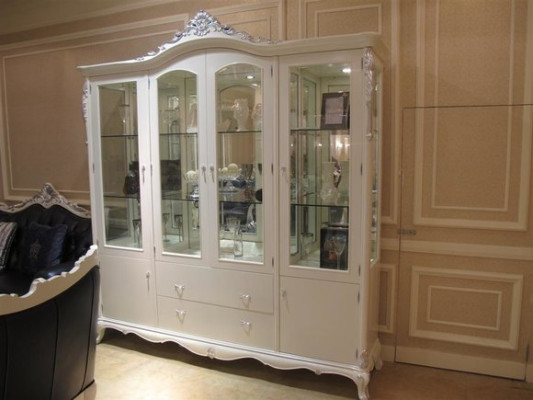 Display case Wardrobe Showcases Living room Show Cabinets Design Baroque Rococo