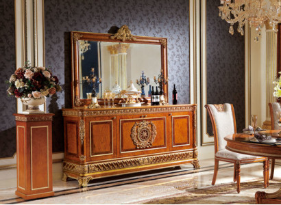 XXL Buffet Chest of drawers Chests of drawers Wardrobe Baroque Rococo Mirror Sideboard Console Big