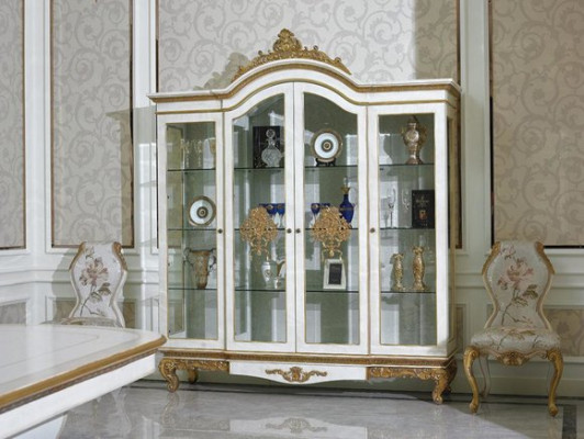 4 door display case wardrobe showcases living room show cabinets design