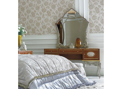 Dressing table Mirror Luxury Class Console Chest of drawers Bedroom Baroque