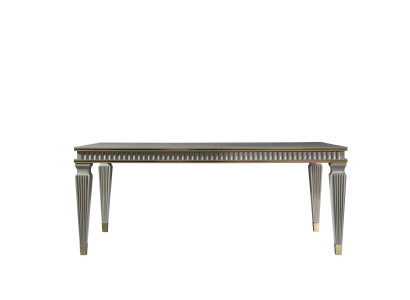 Dining table White Dining room Wood Furniture Design Elegant Table Luxury Style