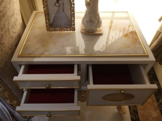 Bedside table 2x Consoles Night Tables Beistell Bedroom Table Nachtkosolen new