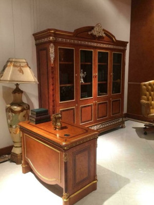 Desk Office Design Table Classic r Office Tables Baroque Rococo Wood new