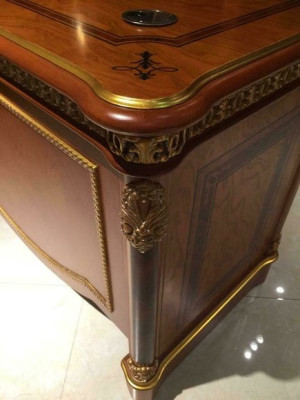 Desk Office Design Table Classic r Office Tables Baroque Rococo Wood new