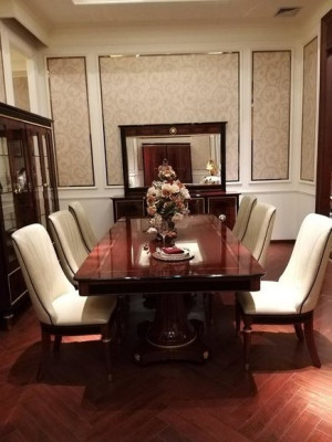 Royal Dining table Table Tables Wooden table Baroque Rococo Dining room Antique