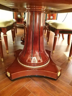 Royal Dining table Table Tables Wooden table Baroque Rococo Dining room Antique