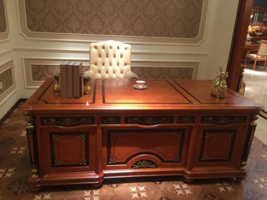 Luxury Desk Table Office Office Antique Style Baroque Rococo Desks new