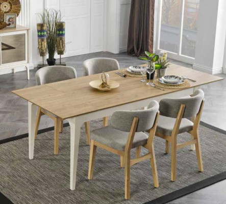 Dining room Suite Dining table Chest of drawers Mirror Dining set Gray set 7 pieces