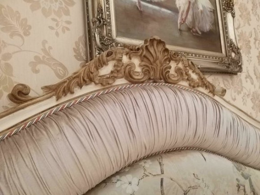 Bedroom Complete Set Chest of drawers Dressing table Bed Suite Baroque Rococo 3-piece.