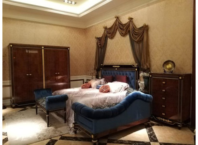 Double bed bed marriage bed Luxur Design Luxury Beds Rococo Baroque Antique style