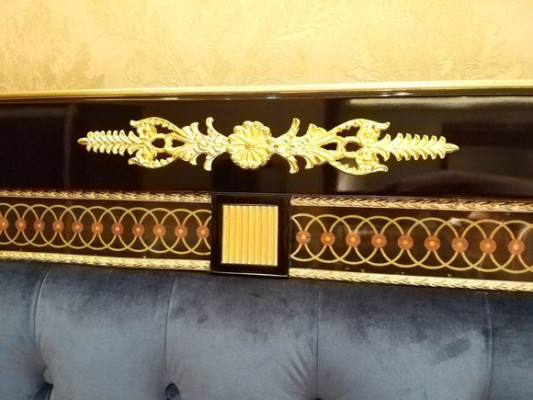Double bed bed marriage bed Luxur Design Luxury Beds Rococo Baroque Antique style