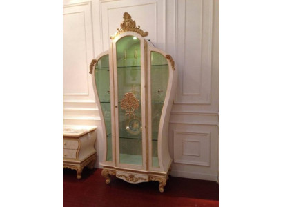 Display case Wardrobe Showcases Living room Show Cabinets Design Baroque Rococo