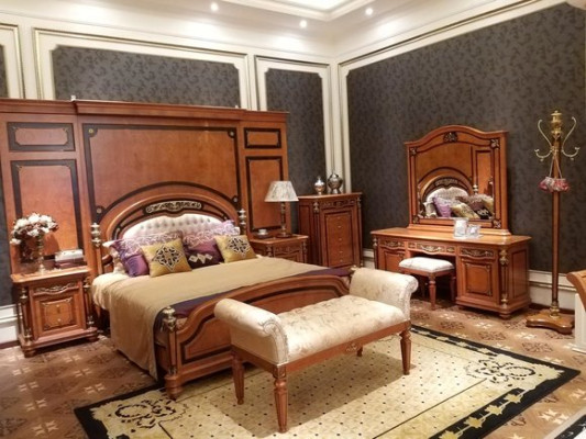 Bedroom wall paneling Wood Baroque Back panel wall panel panel panelling