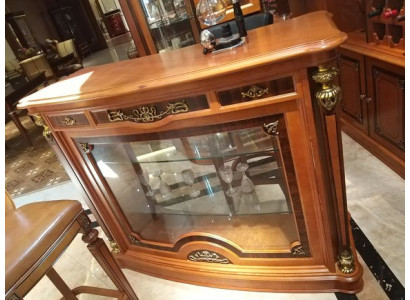 Bar counters bar table wood bar tables extra luxury class baroque rococo handcraft