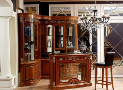 Bar counters bar table wood bar tables extra luxury class baroque rococo handcraft