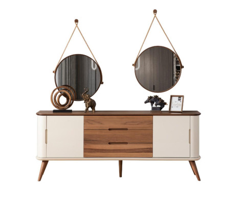Sideboard Chest of drawers Luxury Cabinets Chests of drawers Living room Wood White Furniture